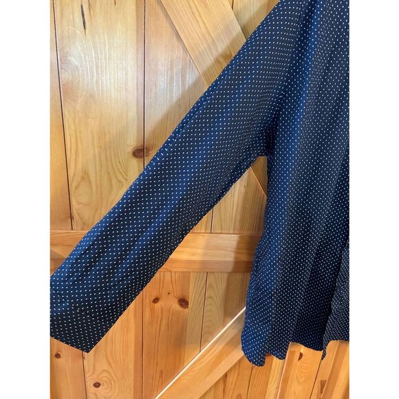 Johnny Bigg Mens Navy Patterned Long Sleeve Button Up Shirt NWT Size 4XL (5212) - Picture 2 of 6